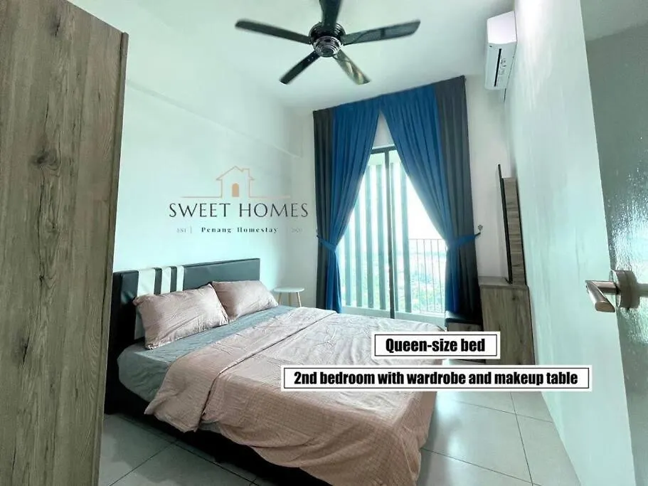 Catty Suite Prai • 3Br • 2Carparks@6Mins Pg Bridge Perai Malezya
