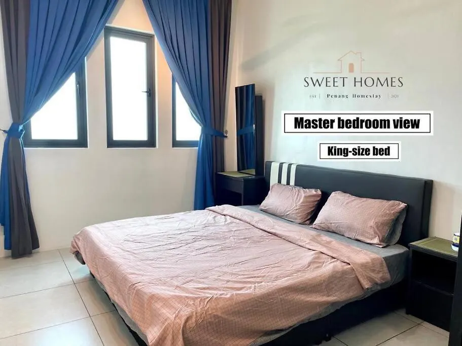 Catty Suite Prai • 3Br • 2Carparks@6Mins Pg Bridge Perai 0*,
