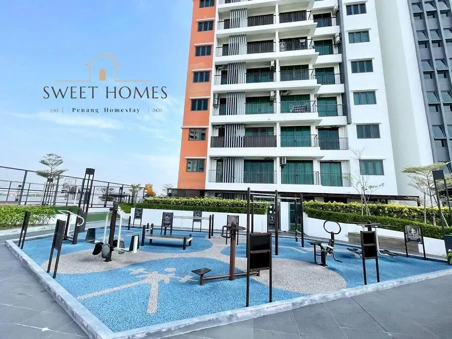 Catty Suite Prai • 3Br • 2Carparks@6Mins Pg Bridge Perai Daire