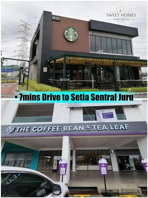 Catty Suite Prai • 3Br • 2Carparks@6Mins Pg Bridge Perai Daire