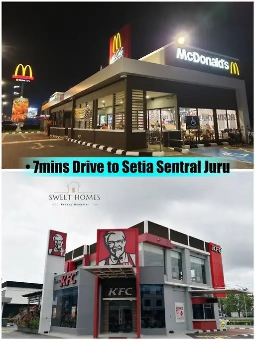 Catty Suite Prai • 3Br • 2Carparks@6Mins Pg Bridge Perai 0*,